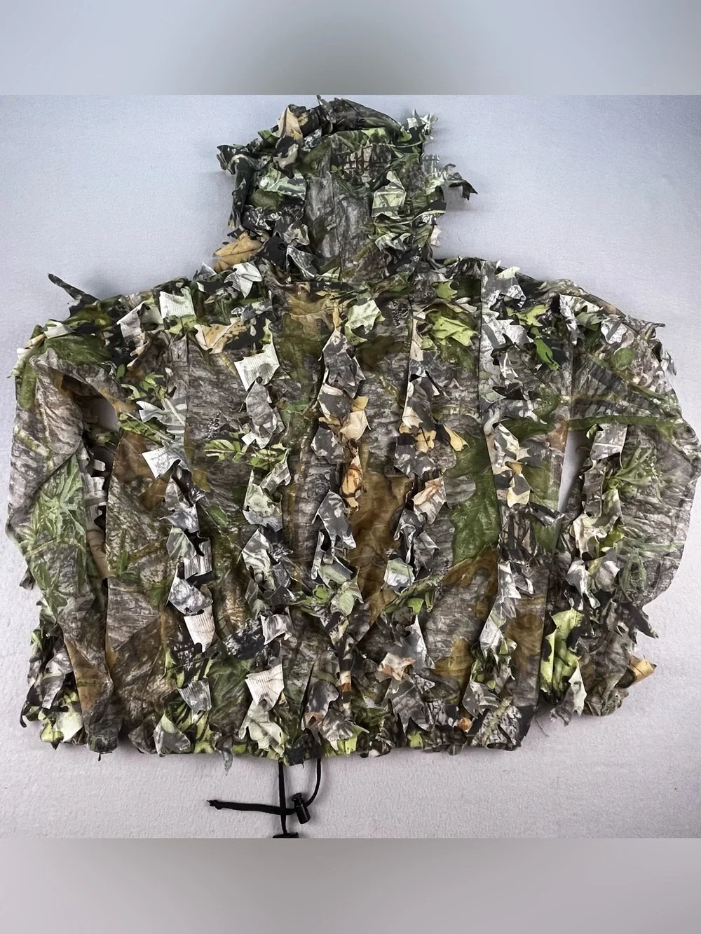 Mossy Oak Ghillie Suit Mens Small Medium Underbrus Full Zip Hoodie Hunting